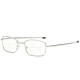 Unisex Foldable Discolored Anti-Blue Light Multi-focus Anti-fatigue Flexible Square Reading Glasses