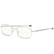 Unisex Foldable Discolored Anti-Blue Light Multi-focus Anti-fatigue Flexible Square Reading Glasses