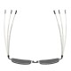 Unisex Foldable Discolored Anti-Blue Light Multi-focus Anti-fatigue Flexible Square Reading Glasses