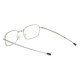 Unisex Foldable Discolored Anti-Blue Light Multi-focus Anti-fatigue Flexible Square Reading Glasses