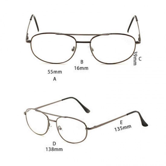 Unisex Frame Glasses Fashion Reading Glasses Men's Business Presbyopic Glasses Elderly Optical Glasses