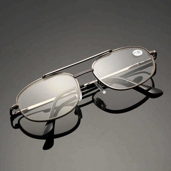 Unisex Frame Glasses Fashion Reading Glasses Men's Business Presbyopic Glasses Elderly Optical Glasses