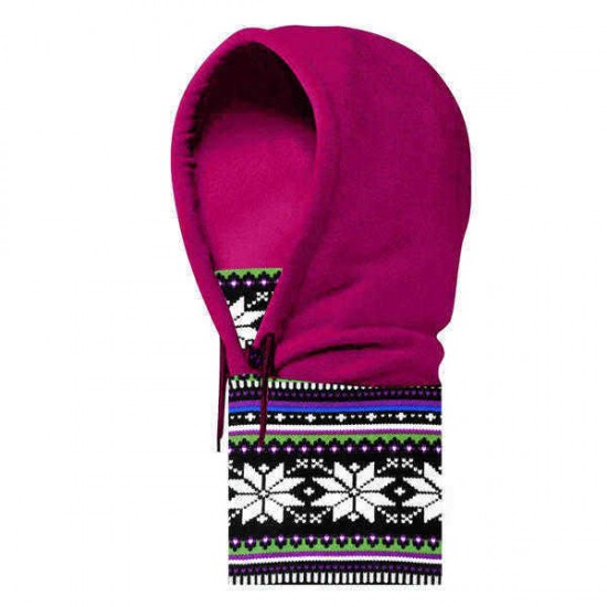 Unisex Full Face Mask Thermal Fleece Cap Neck Warmer Hood Winter Sports Multifunctional Ski Hat