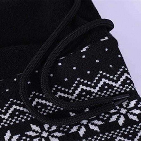 Unisex Full Face Mask Thermal Fleece Cap Neck Warmer Hood Winter Sports Multifunctional Ski Hat