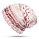 Unisex Geometric Pattern Print Headscarf Beanie Multi-purpose Headband Scarf Cap