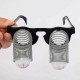 Unisex Halloween Scary Shock Pop Eyeball Decoration Eyeglasseess Plastic Frame Glasses