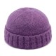 Unisex Hand Crochet Thick Warm Knit Plain Brimless Hats Outdoor Casual Skullcap