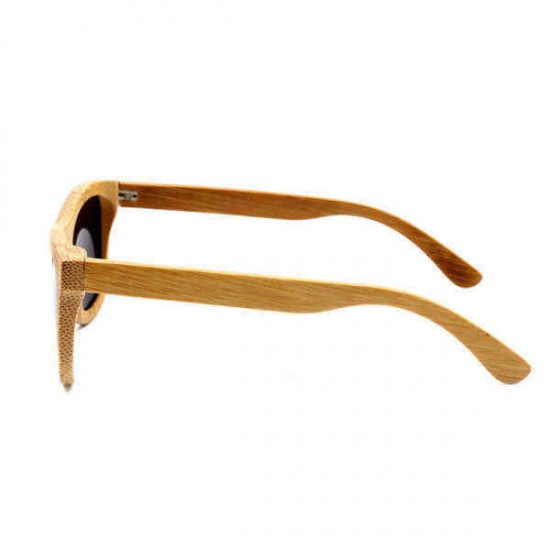 Unisex Handmade Bamboo Legs Polarized Sunglasses Outdoor UV Protaction Colorful Lens Eyewear Glasses