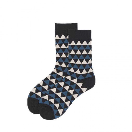 Unisex Jacquard Fashion Middle Tube Socks Retro Pattern Socks