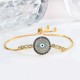 Unisex Jewelry Unique Blue Evil Eye Zircon Adjustable Charm Bracelet