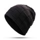 Unisex Knit Beanie Hat Gradient Dyeing Headgear Warm Earmuffs Pile Cap