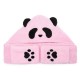 Unisex Lamb Plush 1-piece Cute Panda Gloves Pockets Scarf Hat Warm Thick Multipurpose Fashion Hat