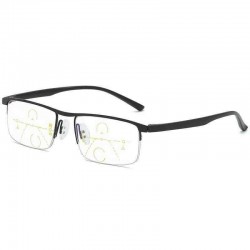 Unisex Light Multi-focus Anti-blue Light Anti-fatigue Flexible Vogue Computer Square Reading Glasses