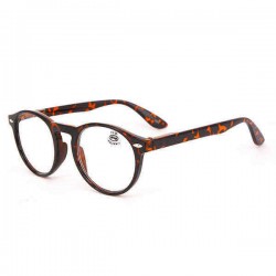 Unisex Light Round Retro Reading Glasses Fashion Clear Lens Eyeglasses