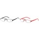 Unisex Light TR90 Metal Resin Anti-fatigue Comfortable Vogue Computer Square Reading Glasses