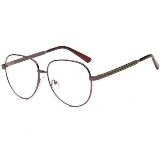 Unisex Men Women Metal Frame Eyeglasses Clear lens Vintage Retro Geek Fashion Glasses