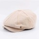Unisex Men Women Vintage Gentle Cotton Beret Hats Casual Solid Color Painter Forward Caps Unisex Men Women Vintage Gentle Cotton Beret Hats Casual Solid Color Painter Forward Caps