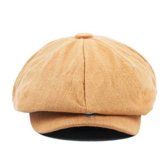 Unisex Men Women Vintage Gentle Cotton Beret Hats Casual Solid Color Painter Forward Caps Unisex Men Women Vintage Gentle Cotton Beret Hats Casual Solid Color Painter Forward Caps
