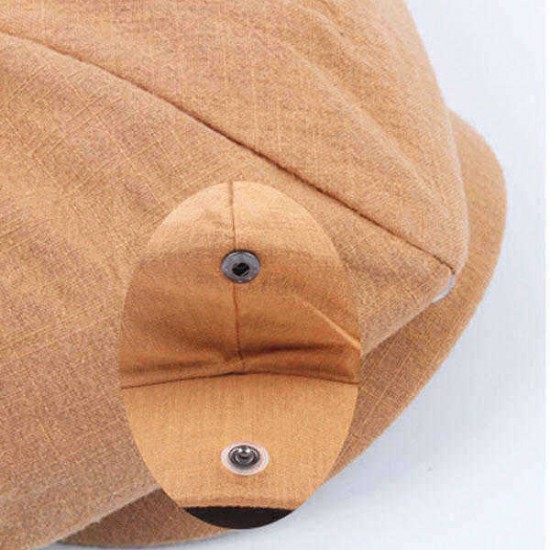 Unisex Men Women Vintage Gentle Cotton Beret Hats Casual Solid Color Painter Forward Caps Unisex Men Women Vintage Gentle Cotton Beret Hats Casual Solid Color Painter Forward Caps
