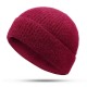 Unisex Men Women Winter Knit French Brimless Hats Retro Flanging Sailor Cap