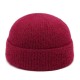 Unisex Men Women Winter Knit French Brimless Hats Retro Flanging Sailor Cap