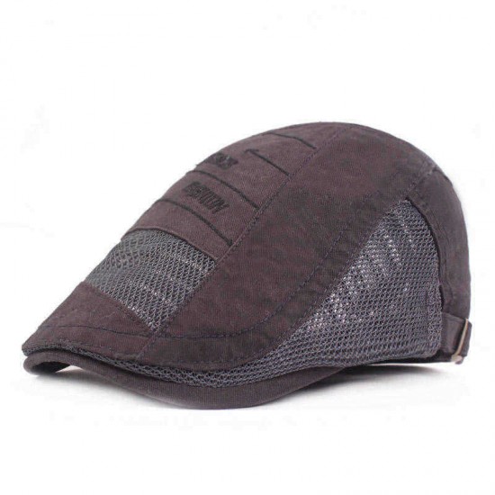 Unisex Mesh Summer Breathable Beret Caps Travel Hat Mountaineering Hat