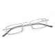 Unisex Metal Frame HD Resin Anti-Fatigue Reading Glasses Comfortable Elegant Simple Fashion Glasses