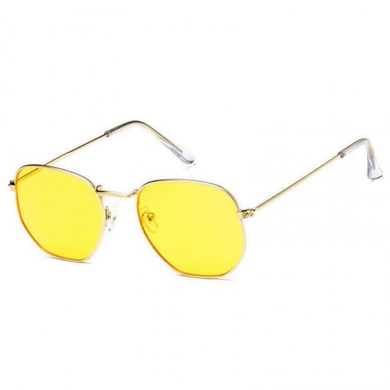 Unisex Metal Frame Multicolor Sunglasses Retro Sunglasses