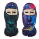 Unisex Multi-Function Skull Printing Outdoor Riding Windproof Dust-Proof Mask Hat