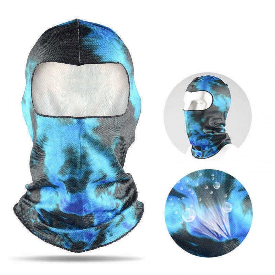 Unisex Multicolor Printing Anti-UV Motorcycle Hat Outdoor Bicycle Hood Cool Riding Mask Balaclava