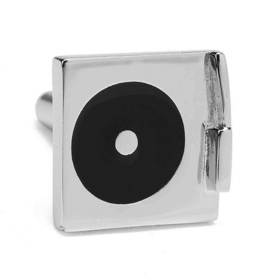 Unisex Musical Instrument CD Earphones Personal Stereo Cufflinks