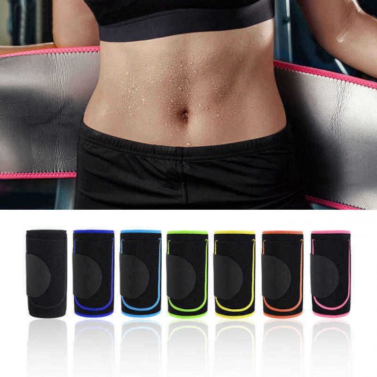 Unisex Nano Silver Coating Weight Loss Sweating Sports Fitness Portable Slimming Waist Trimmer Belt