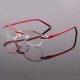 Unisex New Frameless Resin Anti-blue Reading Glasses Diamond Trimming Anti-blue Light Glasses