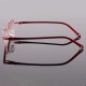 Unisex New Frameless Resin Anti-blue Reading Glasses Diamond Trimming Anti-blue Light Glasses