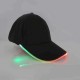 Unisex New Punk Style LED Light Baseball Cap Luminous Cap Fashion Snapback Hat Fiber Optic Hat