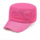 Unisex Outdoor Fishing Hat Sun Visor Sun Flat Hats Breathable Mesh Flat Cap Military Cap