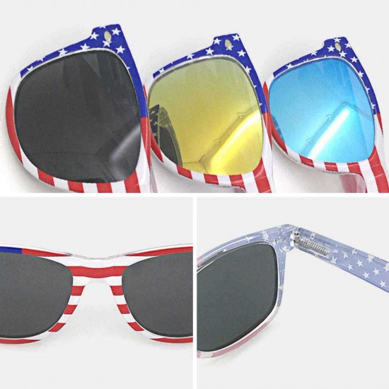 Unisex Patriotic Polarspex Polarized 80's Retro Classic Trendy Stylish Sunglasses