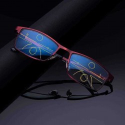 Unisex Progressive Multifocal Reading Glasses Anti-Blue-ray Near Dual-use Anti-radiation Glasses