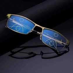 Unisex Progressive Multifocal Reading Glasses Anti-Blue-ray Near Dual-use Anti-radiation Glasses