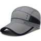 Unisex Quick-drying Washed Baseball Cap Adjustable Mesh Cap Hat Outdoor Leisure Baseball Cap Fishing Sun Hat