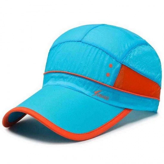 Unisex Quick-drying Washed Baseball Cap Adjustable Mesh Cap Hat Outdoor Leisure Baseball Cap Fishing Sun Hat