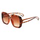 Unisex Retro Big Box New Sunglasses Contrast Color Sunglasses For Woman