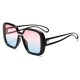 Unisex Retro Big Box New Sunglasses Contrast Color Sunglasses For Woman