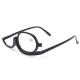 Unisex Rotatable Magnify Eye Makeup Cosmetic Glasses Reading Glasses Flip-up Round Glasses