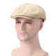 Unisex Solid Color Simple Cotton Beret Caps Outdoor Casual Sunshade Adjustable Painter Hat