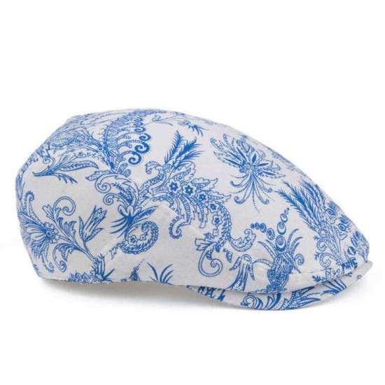 Unisex Summer Cool Caps Mysterious Chinese Style Totem Porcelain Prints Tide Fashion Beret Caps