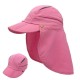 Unisex Summer Neck Visor Removable Breathable Baseball Cap Outdoor Casual Climbing Sunshade Cap