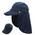 Unisex Summer Neck Visor Removable Breathable Baseball Cap Outdoor Casual Climbing Sunshade Cap