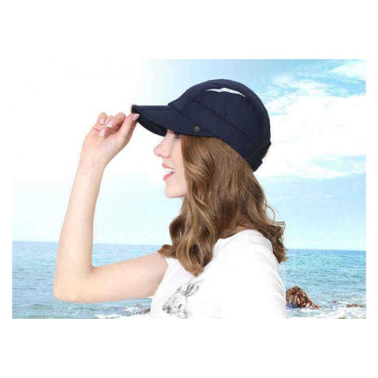 Unisex Summer Neck Visor Removable Breathable Baseball Cap Outdoor Casual Climbing Sunshade Cap