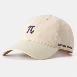 Unisex Summer Outing Sunshine Trend Baseball Cap Wild π Embroidered Outdoor Sunshade  Cap